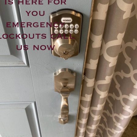 High security locks in door